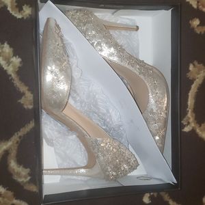 INC Pearl Gold Shoes